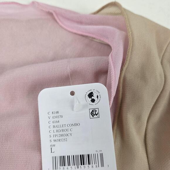 Intimately Free People Shirt Womens Large Square Neck Ballet Combo FP128830CY - Picture 2 of 14